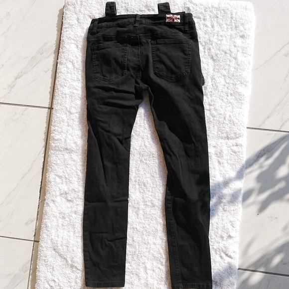 Machine Nouvelle Mode Black Overall Jeans - Picture 7 of 14